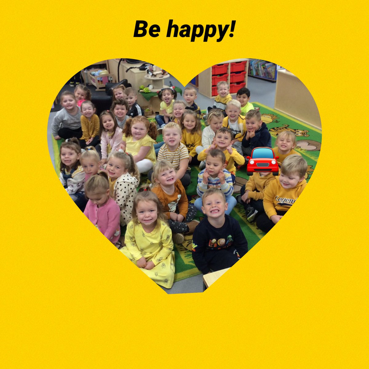CoedEvaYearN's tweet photo. We had lots of fun doing things that make us happy today! #HelloYellow @YoungMindsUK https://t.co/5jxeaAWzwN