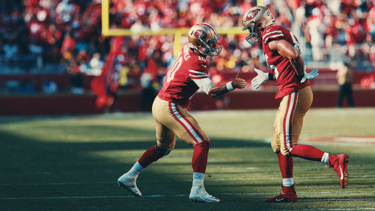 Jimmy G will start on Sunday per Kyle Shanahan. 

#MIAvsSF x #FTTB