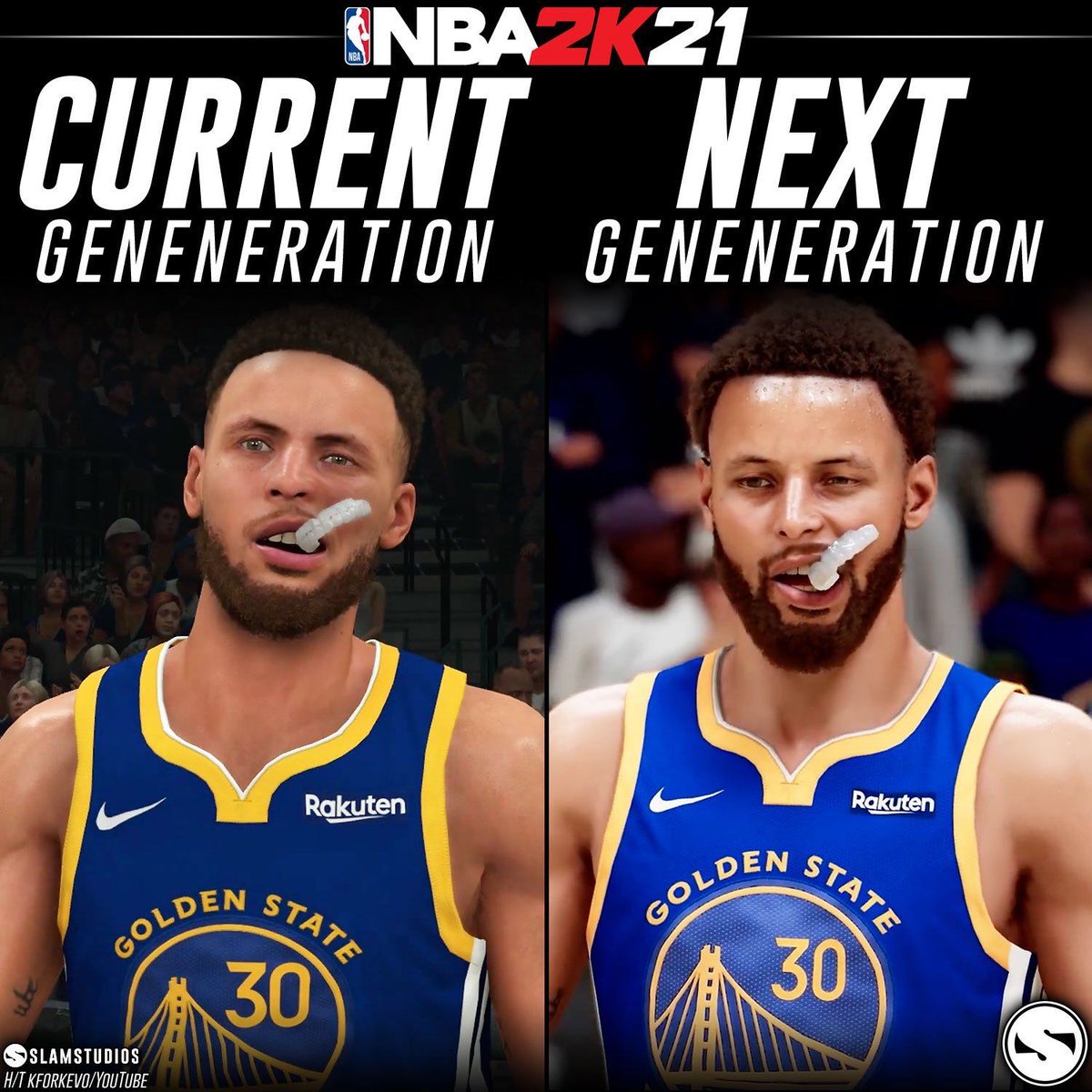 2KCommandments's tweet image. #NBA2K21 current gen vs #nextgen graphic comparison (via @SlamStudios)

(1/2) 

#LawsOf2K #2KCommandments #2KCommunity #2K21News