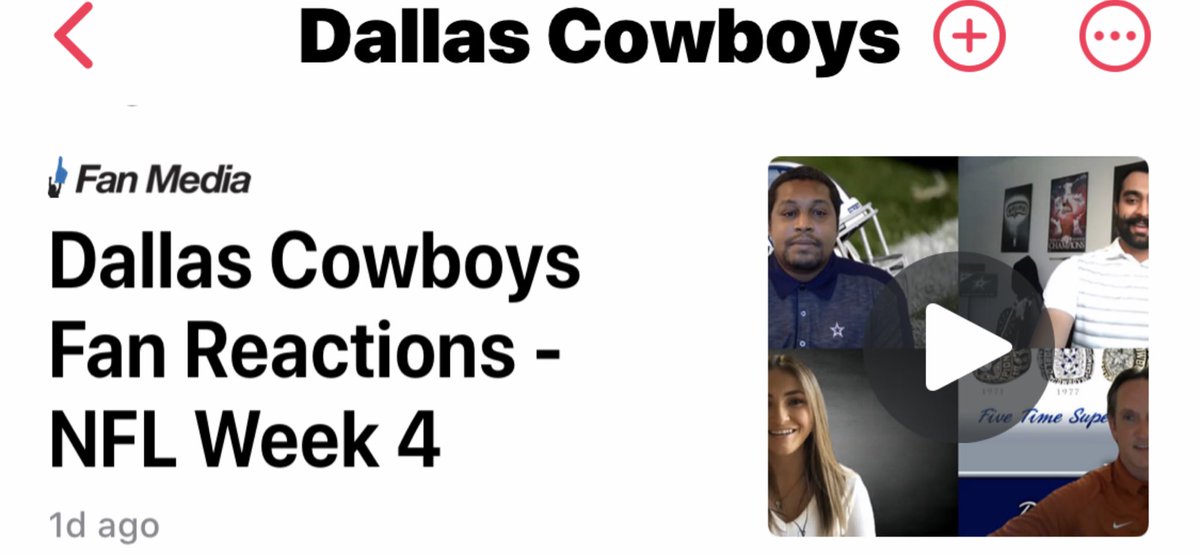 FanMediaNetwork's tweet image. Dallas Cowboys fan reactions on Apple News. youtu.be/uoVJaqL3mAI