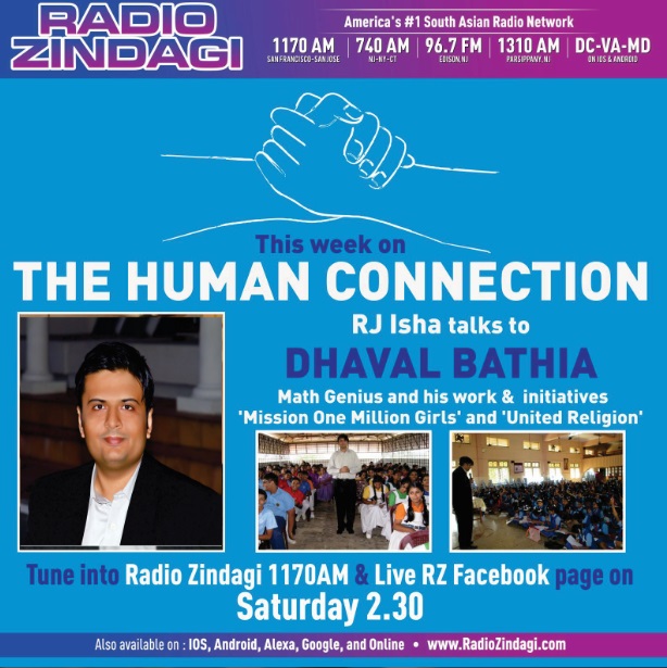 dhavalbathia's tweet photo. Catch me on Radio Zindagi, California at 2:30 pm with RJ Isha...! https://t.co/Ri0V1VVloq