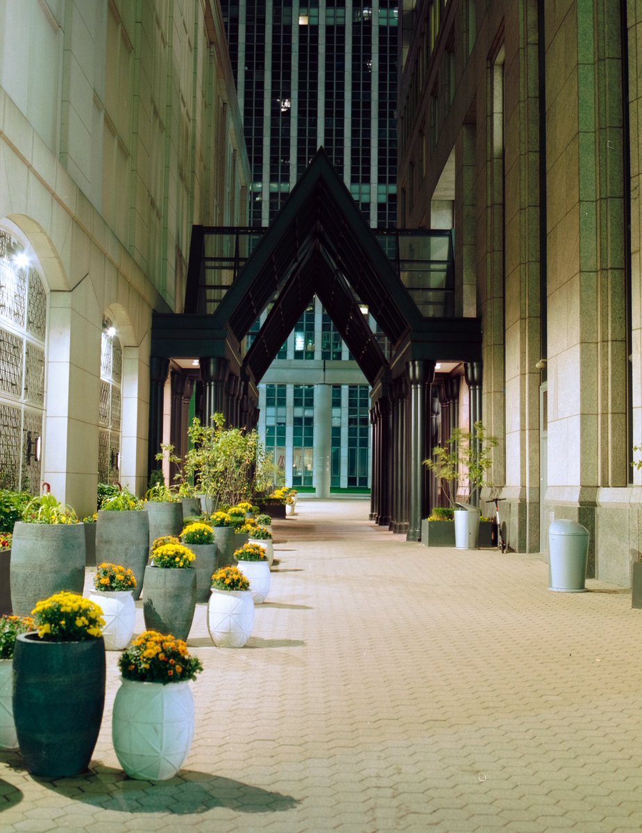 happyderekb's tweet image. Downtown Detroit at night... yea shot on film