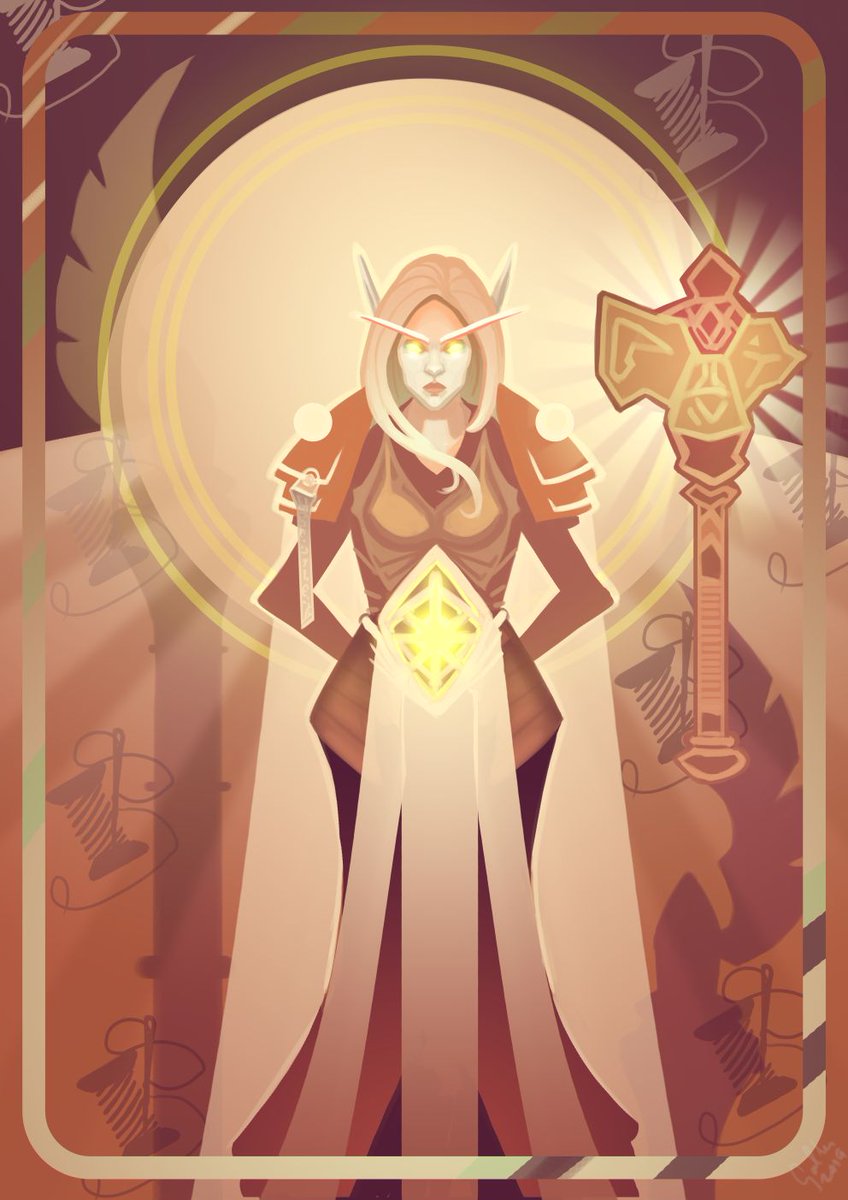 Our collection of  #Warcraft character tarots is ever growing! Do you happen to have a character you'd like to see a tarot card of? Or maybe a lore character that deserves one? Tell me something about them :)! @TheArtistHelp  #worldofwarcraft  #ArtistOnTwitter