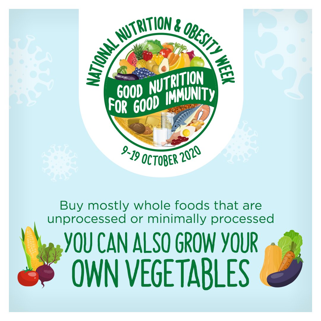adsaorgza's tweet photo. Did you know that buying and eating whole, mostly unprocessed foods is good for your health and immunity? You can also grow your own vegetables.⁠
⁠
Visit https://t.co/WD5UO566Io for more tips!⁠
⁠
#NNOW2020 #Nutrition4Immunity #GoodFood⁠
#GoodImmunity #GoodFoodGoodImmunity⁠ https://t.co/qfPPZMZtuE