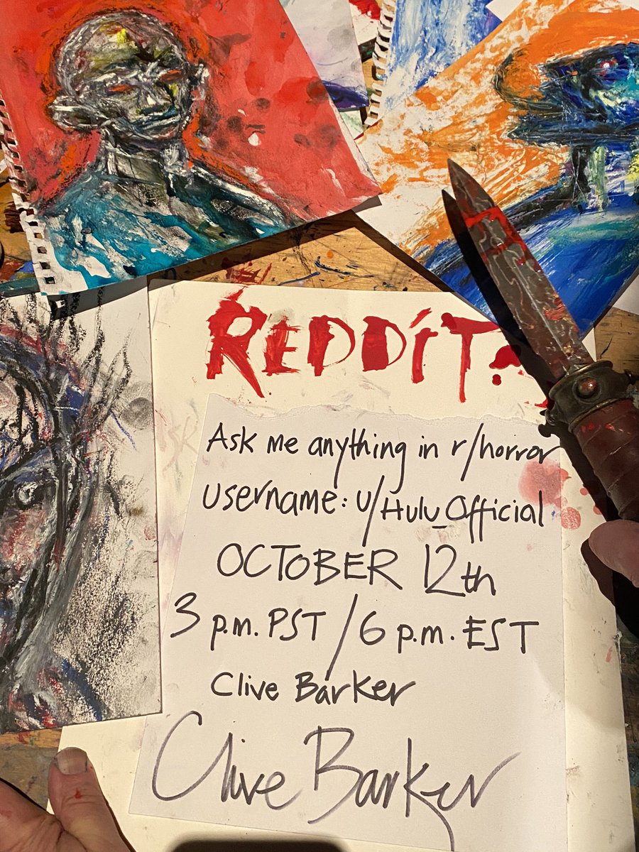 Hey guys, I’m going to be doing an AMA with @hulu in r/horror at 3 pm PST / 6 pm EST on Monday, 10/12. Looking forward to your questions.