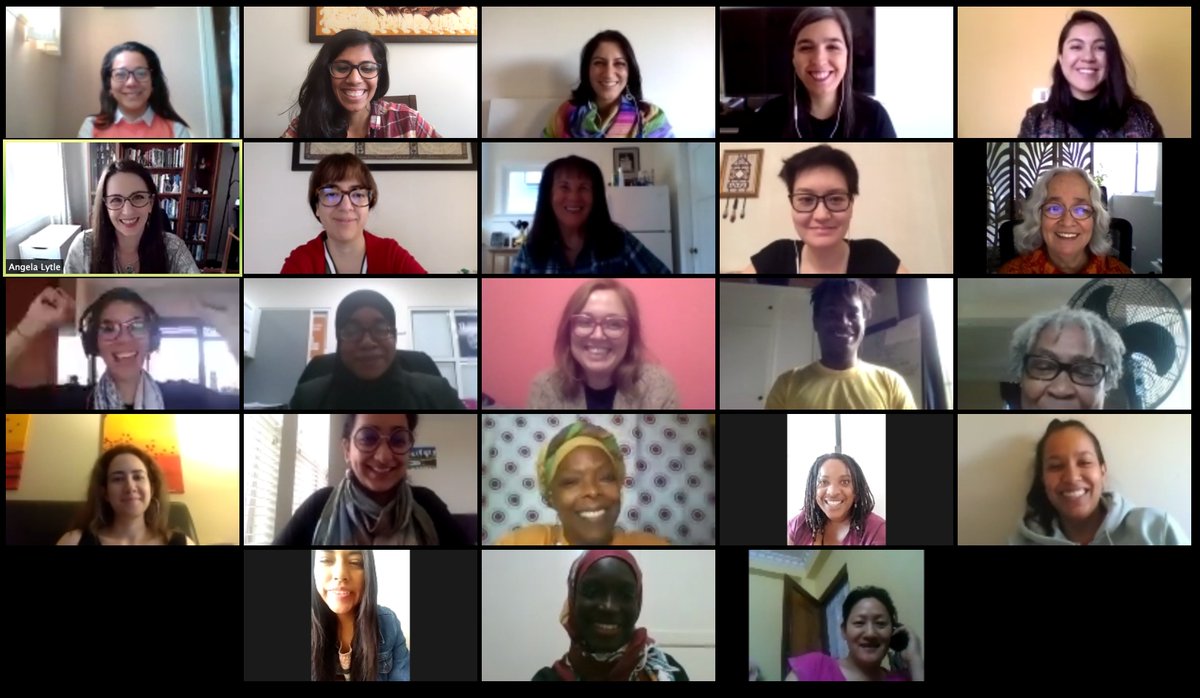 We had the final live session of our 9-week virtual learning program on #CEDAW &amp; #WHR today. COVID-19 pushed us to pivot, stretching us to explore how to hold a usually very embodied program 100% virtually. Grateful to our amazing team and the inspiring participants!