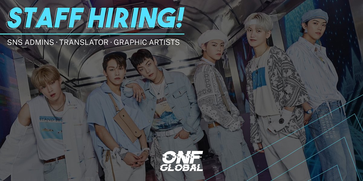 ONFGlobal's tweet photo. [❗] ONF GLOBAL STAFF HIRING 

We are now looking for dedicated Fuses who are willing to help us in this new fanbase.

💻 SNS ADMINS
📄 KR TRANSLATOR
🖌 GRAPHIC ARTISTS 

If you are interested, please fill out this form: https://t.co/4LrNU87pfV

#ONF #온앤오프 @WM_ONOFF https://t.co/R3I7iNfZ3A