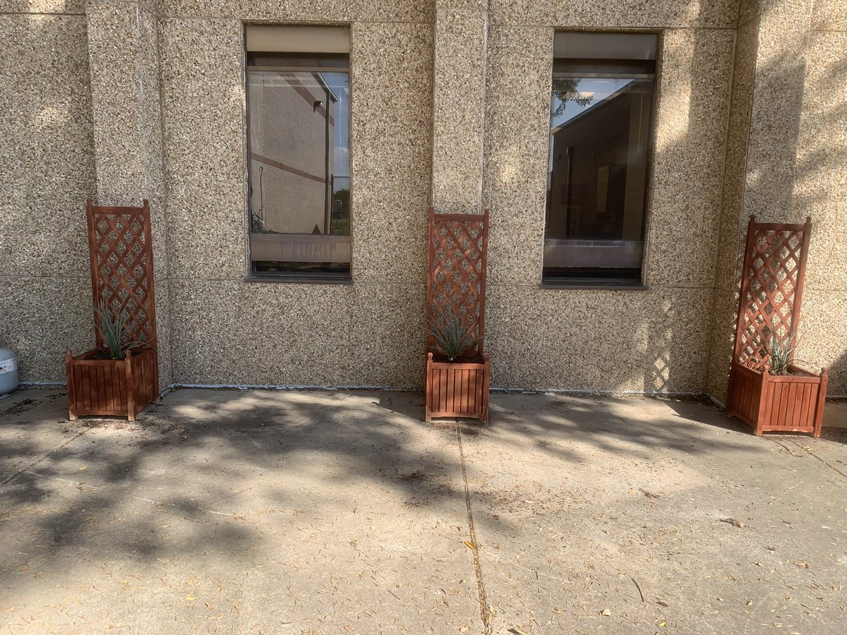 _MrsFlowers's tweet photo. Welcoming our new additions to the courtyard at @Lamar_MS! This labor of love is coming together piece by piece. Outdoor classroom, here we come! #outdoorlearning #tekbased https://t.co/FfvB4EWsWe