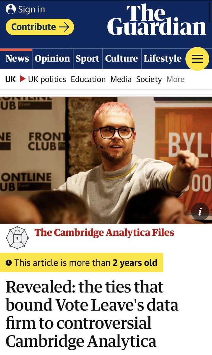 The media quickly circled the wagons on the story. The real leader was  @guardian, who dedicated an entire subset of their reporting to “Cambridge Analytica and it’s links to the Brexit Leave campaign in the UK and the Trump Team.”Not sure that was a great use of resources.