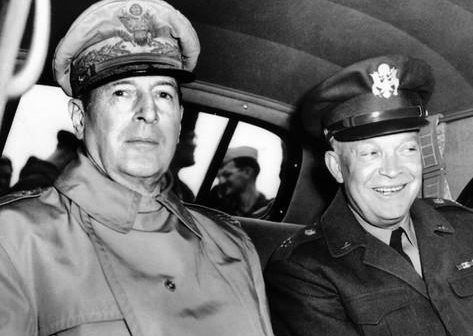 2 of 11: Ike missed WWI. After the Great War, he spent operational time in the Philippines as MacArthur's chief of staff & assistant adviser to the Philippine govt on military matters. This was an unstable period wherein the dangers of guerilla warfare loomed large in his memory.