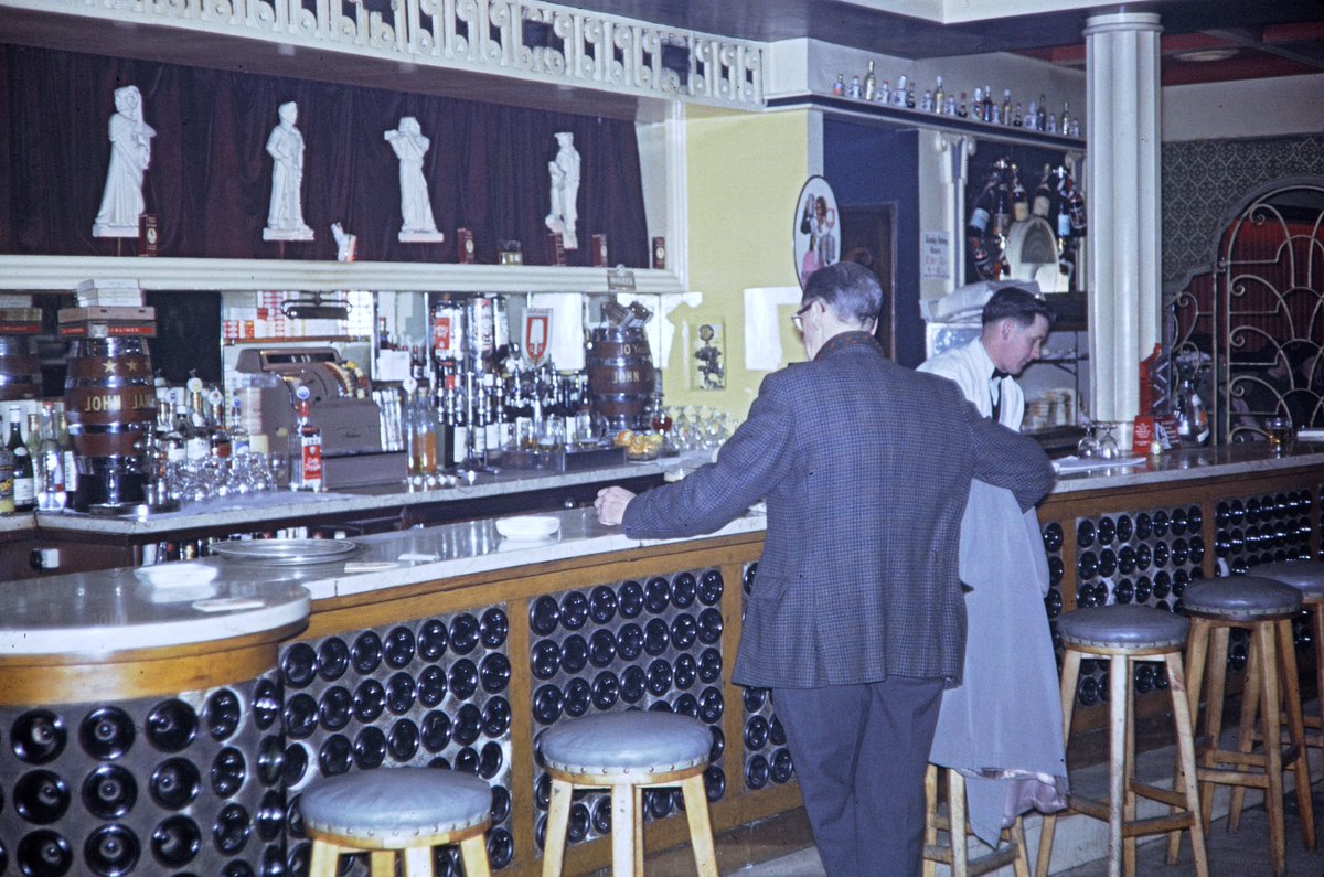 This Forman shot has no details other than that it’s a pub. Does anyone recognise this snazzy bar. Hopefully it has survived.