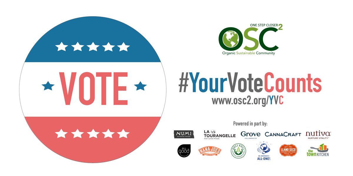 Think Globally. Vote Locally. Now more than ever, #YourVoteCounts. Sign up today to host a virtual ballot party and you’ll automatically be entered to win a special edition Ballot Box stuffed with tons of epic goodies! Learn more at osc2.org/yvc