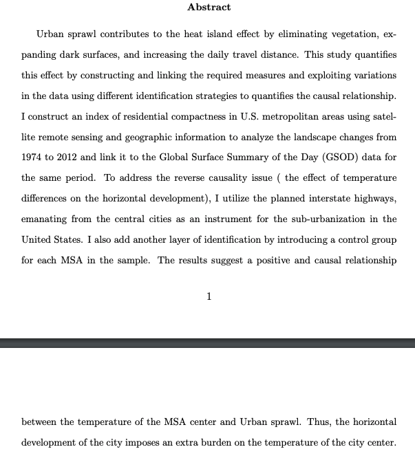 Golnoush RahimzadehJMP: "The Impact of Urban Sprawl on the Temperature in the United States, During the Past Four Decades"Website:  https://www.grahimzadeh.com/ 