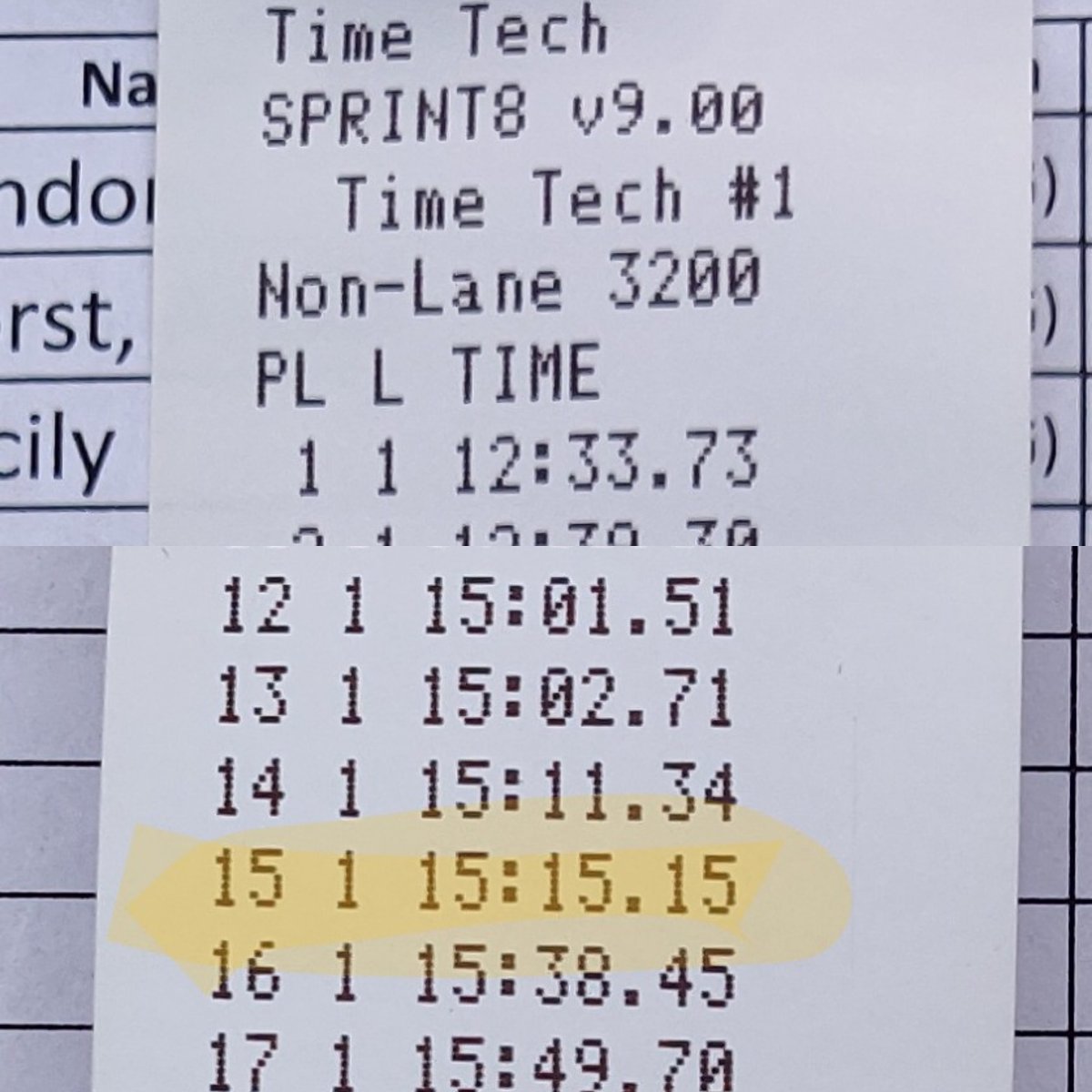 AlphaCrush's tweet photo. Girls 3200m cross country dual meet last night, 15th place timed her finish perfectly! https://t.co/BI1PatKHyn