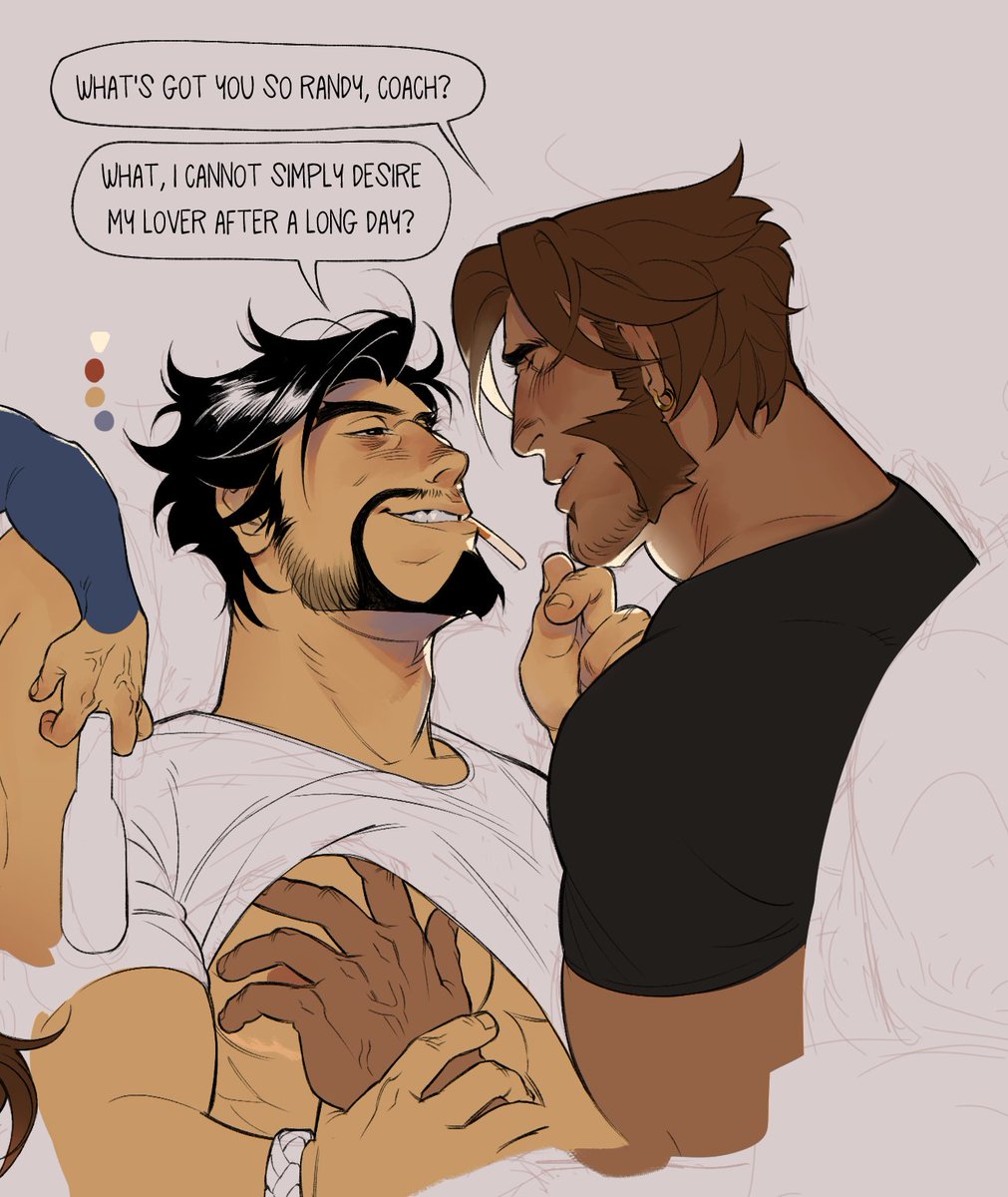 HARDRAULICS's tweet photo. #nsfw #mchanzo silly stress relief doodles from the mma au https://t.co/dFKdsCaru6