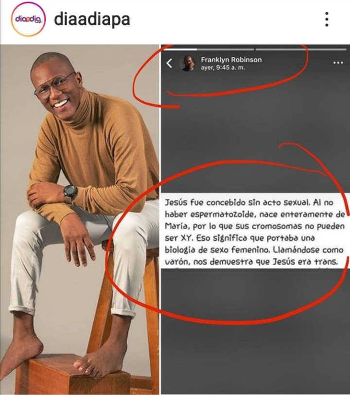Bueno si Franklin Robinson quería palo.
Pues logró lo que pidió, todo el mundo le está dando palo por su falta de respeto e irreverencia tratando de ganar gracia.