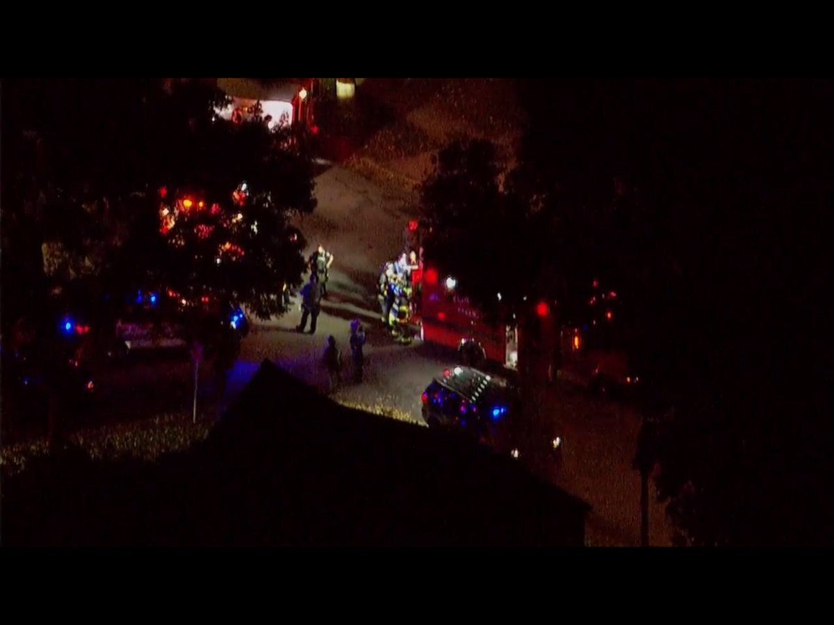 shanermurph's tweet photo. JUST IN: A police officer suffered minor injuries after being struck by a police vehicle backing up tonight on Meinecke Street in #Wauwatosa. Here is an official release with aerial stills courtesy of @WISN12News earlier live feed. #AlvinCole #BLM #Wisconsin https://t.co/TmKiCa2pol
