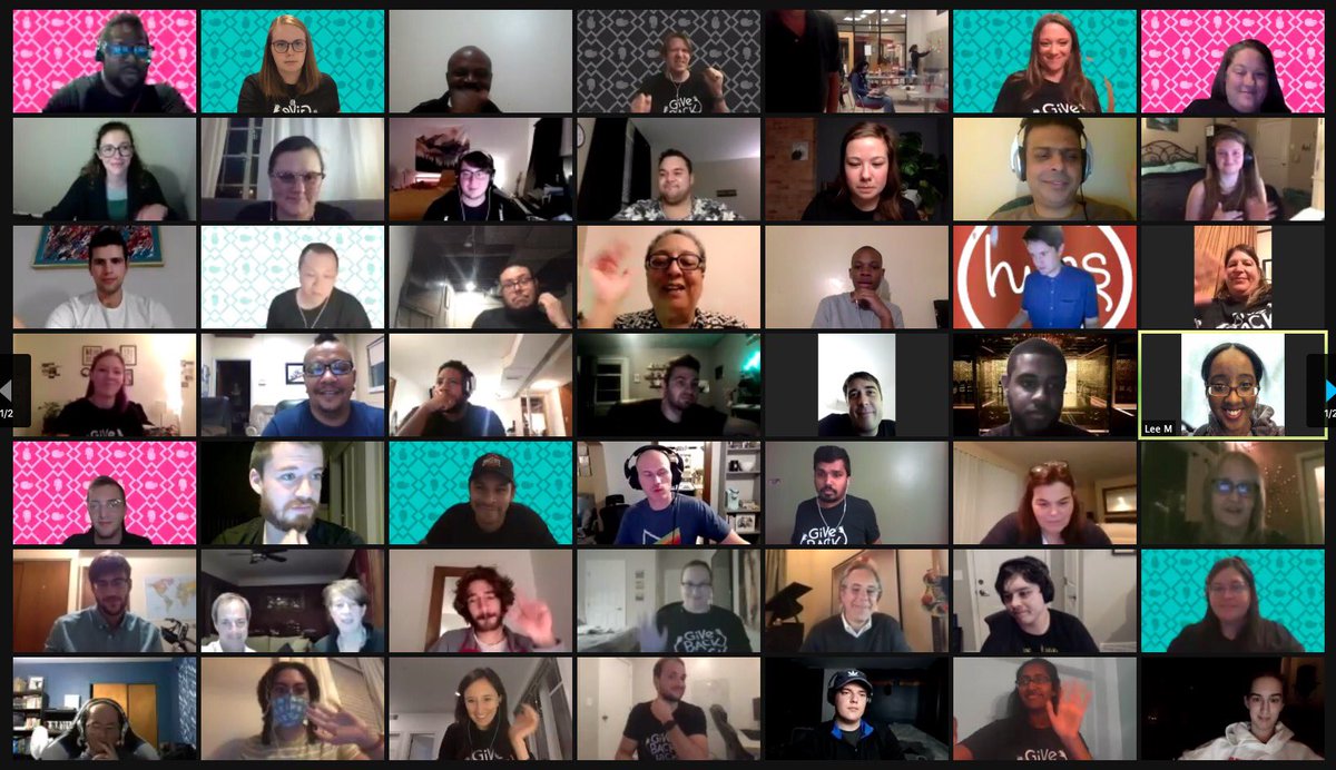 GiveBackHack's tweet photo. We’re still feeling all of the amazing energy from tonight’s kickoff and team formation! So many great people to give these ideas life. 👏
#givebackhack #socent #designthinking https://t.co/VR3O6etcmt