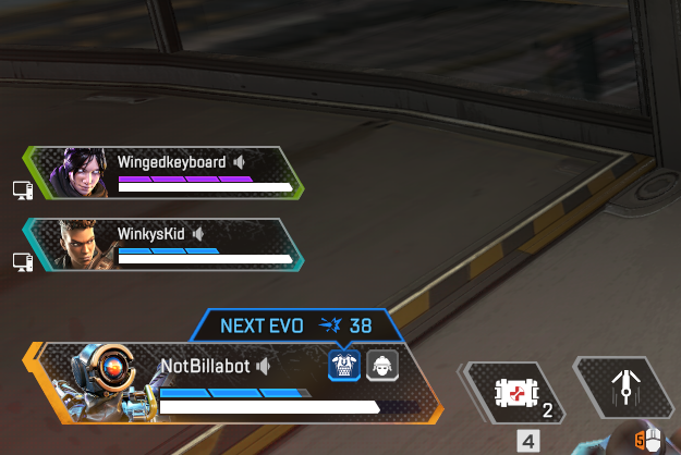BillabotGC's tweet photo. First, I randomly get into @Wingedkeyboard game and he carries me to a win then he accepts my friend request... OMG #ApexLegends https://t.co/FvUXuFpu1o