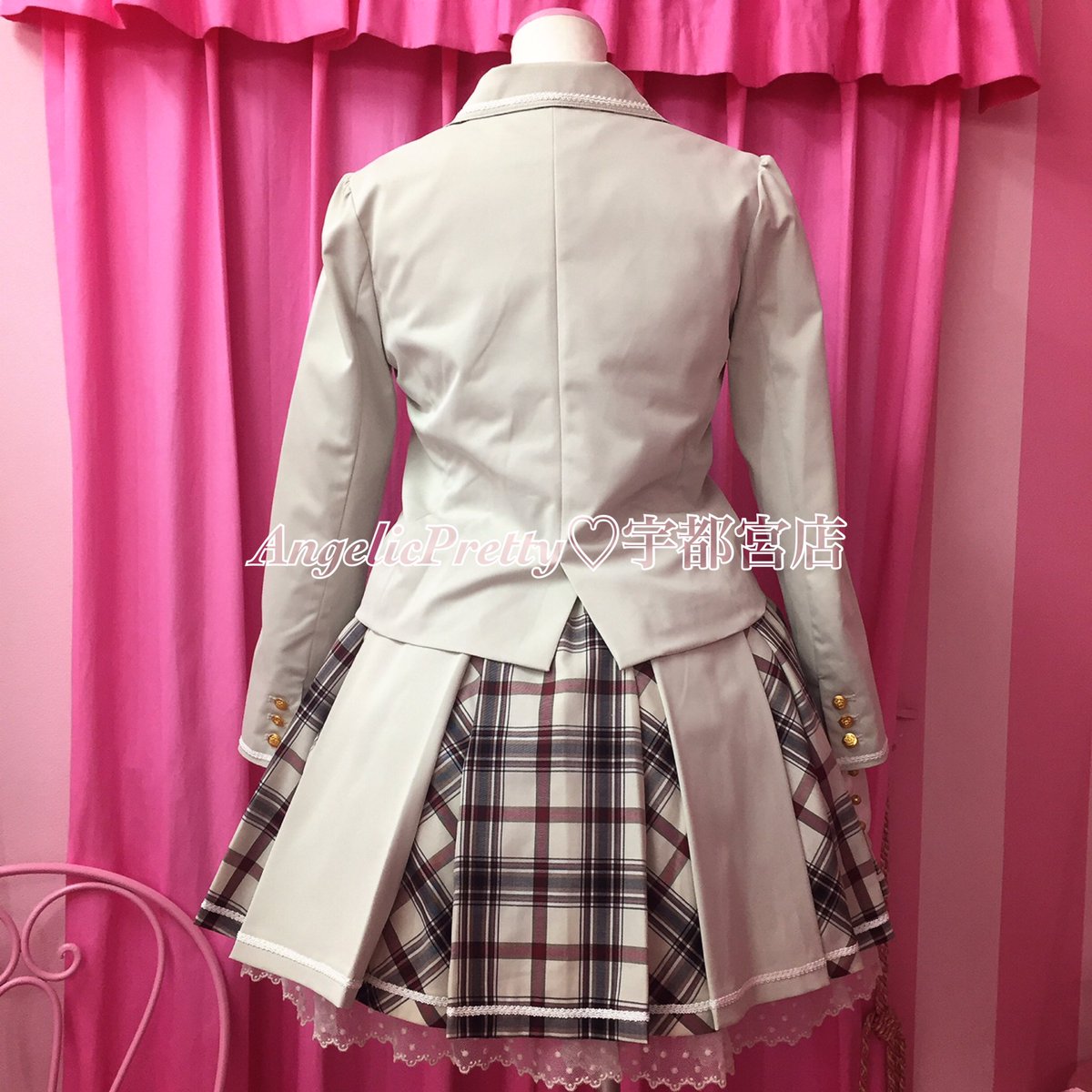 💗 Bunny College Campus series 💗 全3色✩アイボリー・ピンク