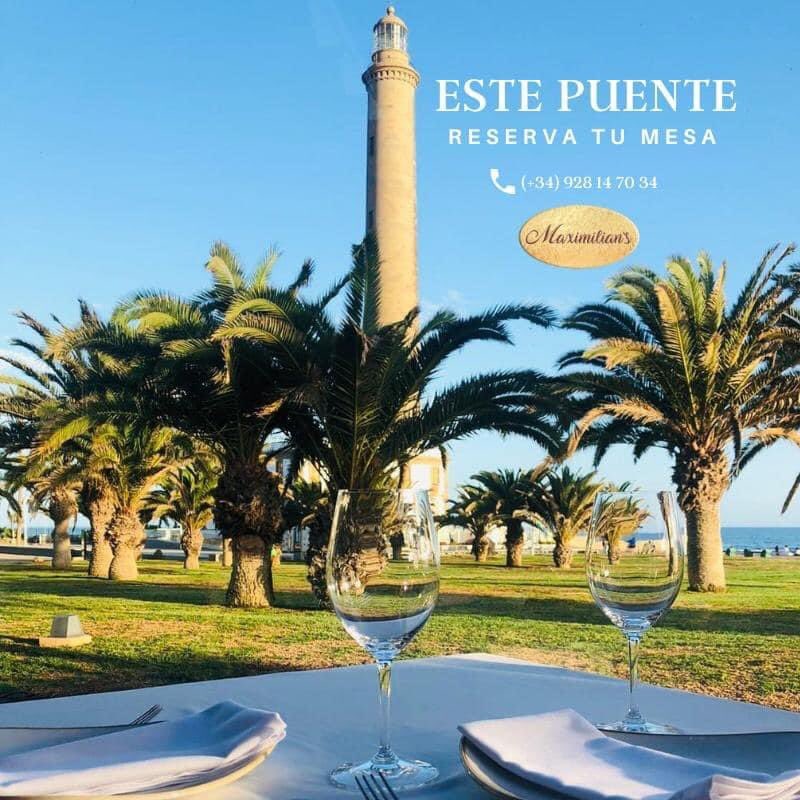 Maximilians_Rte's tweet photo. 🗓 ¿Ya tienes plan para este puente del Pilar?

Te proponemos disfrutar de una maravillosa experiencia en una de las zonas más espectaculares de la isla de Gran Canaria 🇮🇨

Con unas vistas insuperables y acompañada de una dieta mediterránea. https://t.co/iqHR4npPTy