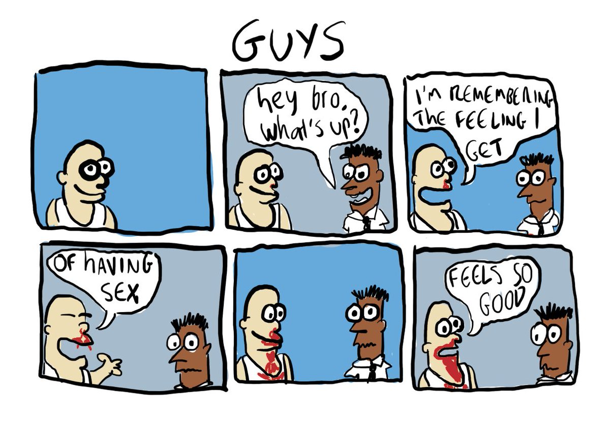 the debut of my new smash hit web comic series 'Guys'