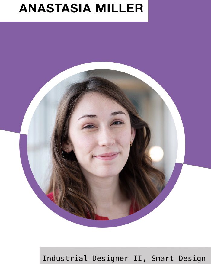 idsanyc's tweet image. Anastasia Miller, Industrial Designer II from Smart Design @SmartDesign 
October 2020, Week 2
IDSA NYC Designer Spotlight @IDSA @idsanyc 
#idsanyc #idsa #industrialdesign #instagramstory #fridayonly