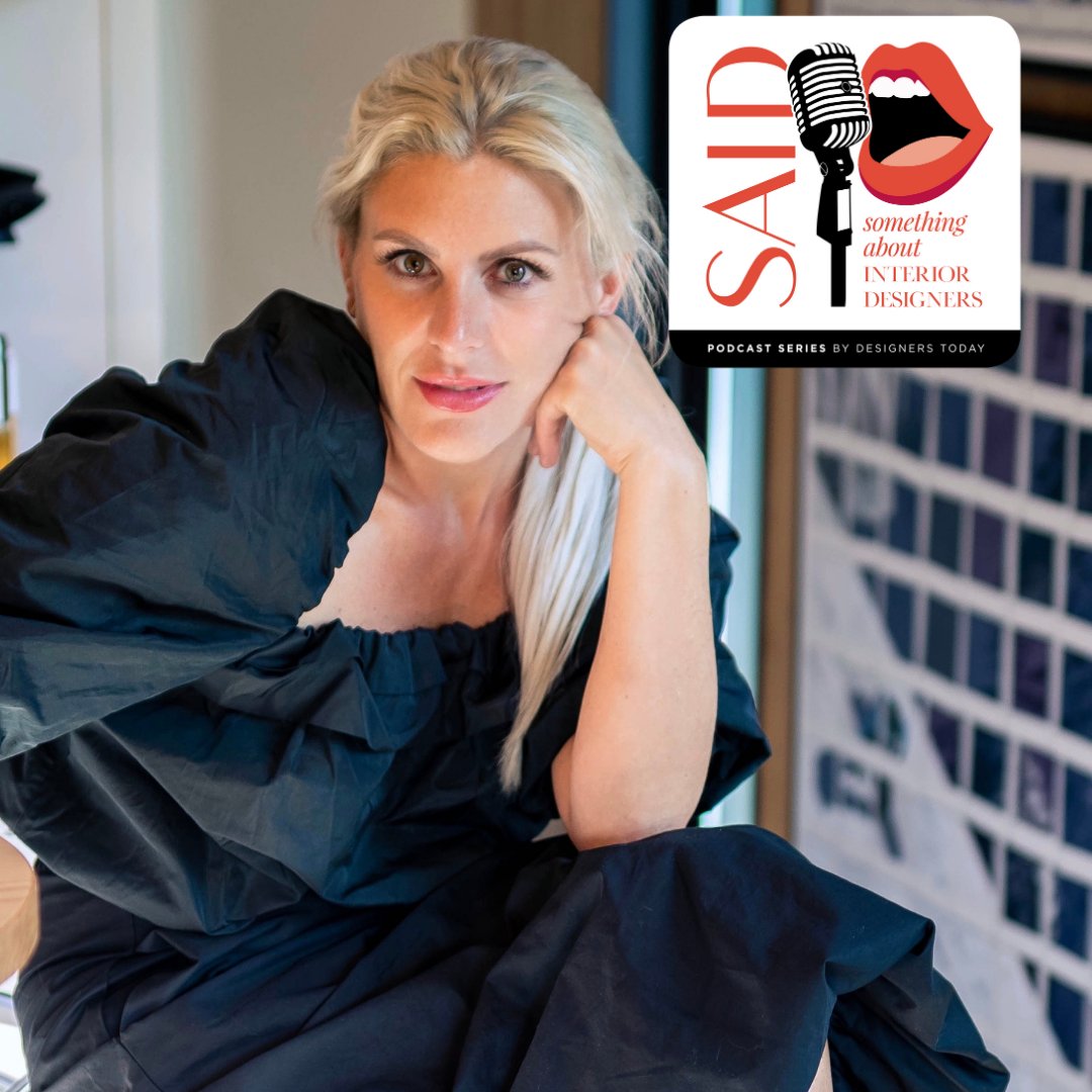 DesignersToday's tweet photo. Erin Haskell Gourde, the big cheese at Design for the PPL, is a fresh face in design. On the near eve of opening up a new studio and showroom, Haskell Gourde shares her background, current project roster and more on the latest episode of #DTSaid. https://t.co/tJRgR6OdRo https://t.co/TFkHeK4JHx