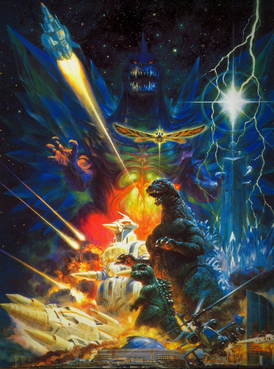 Godzilla posters by Noriyoshi Ohrai