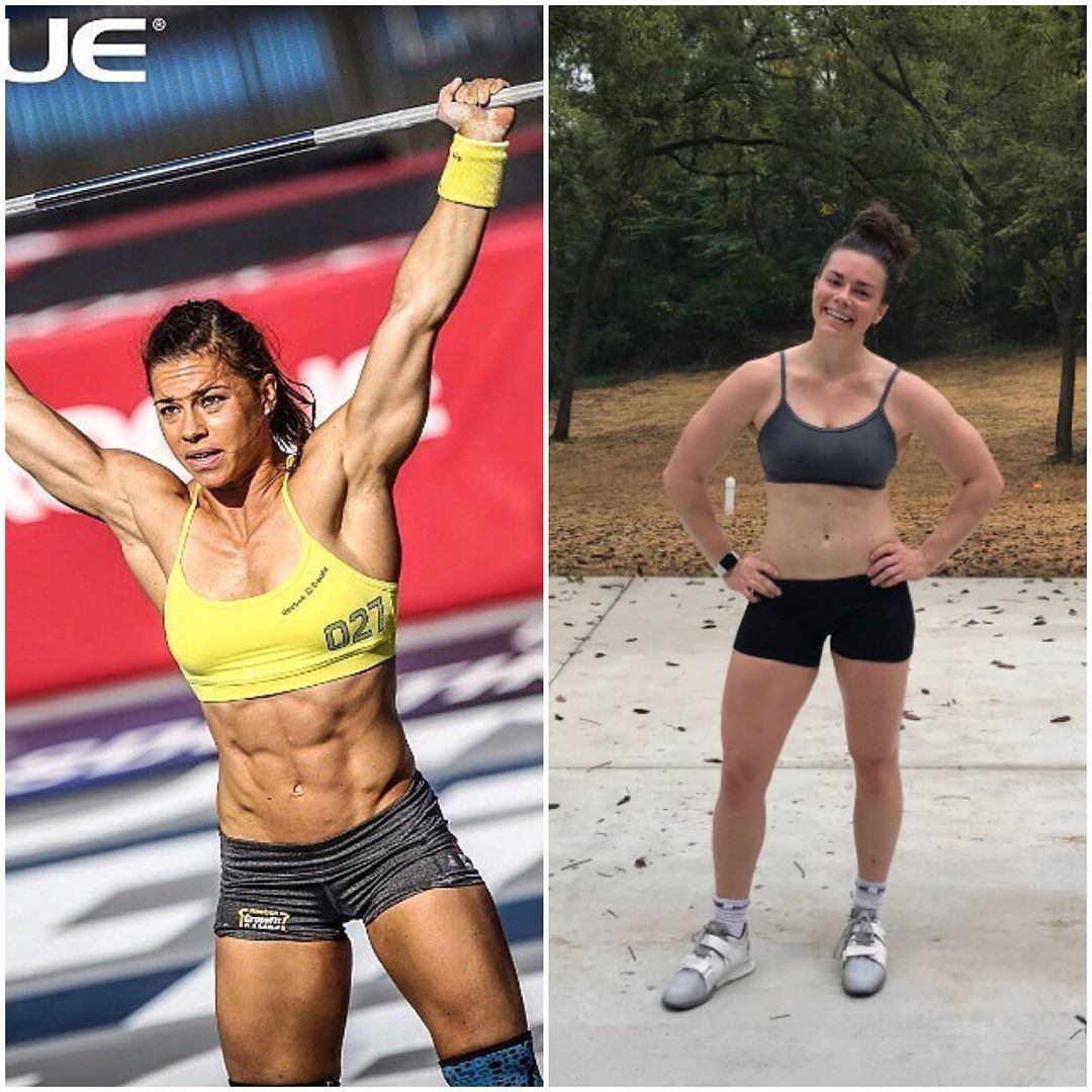 .<a href="/Julie_Foucher/">Julie Foucher</a>: " ...not talking about it doesn’t mean that it’s something I don’t still struggle with from time to time. When I look at the picture from this morning, of course I have thoughts about wanting to look leaner like I did back in my competition days.