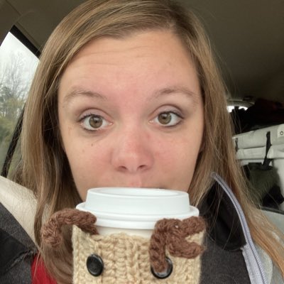 Love this reindeer coffee sleeve! ☕️ #NewProfilePic