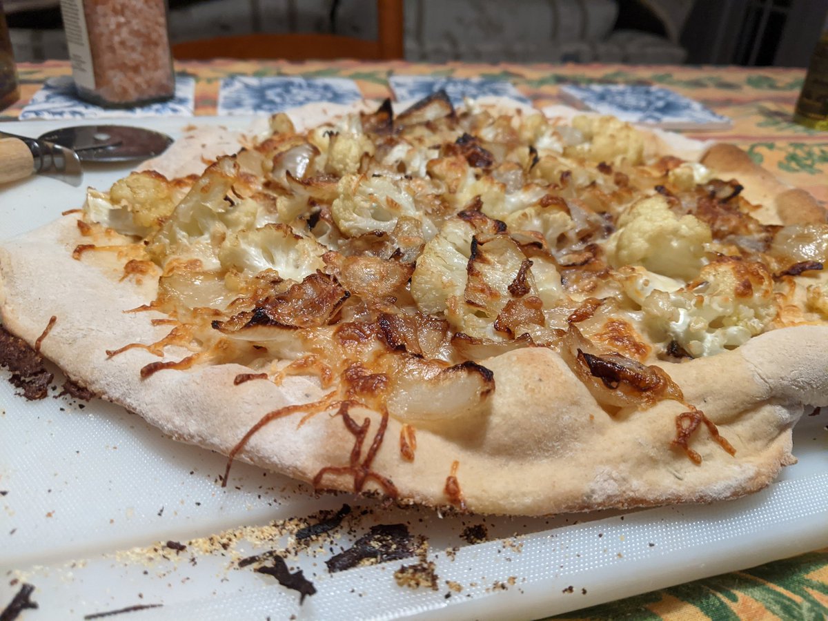 Pizza 2, cauliflower.