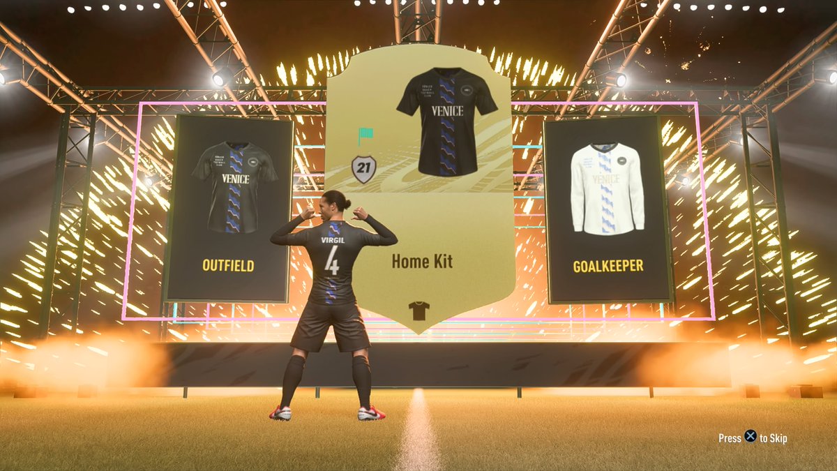 The LEGENDARY KIT "Playing Football by the sea with all our homies" <a href="/venicebeachfc/">Venice Beach Football Club</a>  #VeniceBeachFC #FIFA21  #BeGreat  #Twitch #FUT21