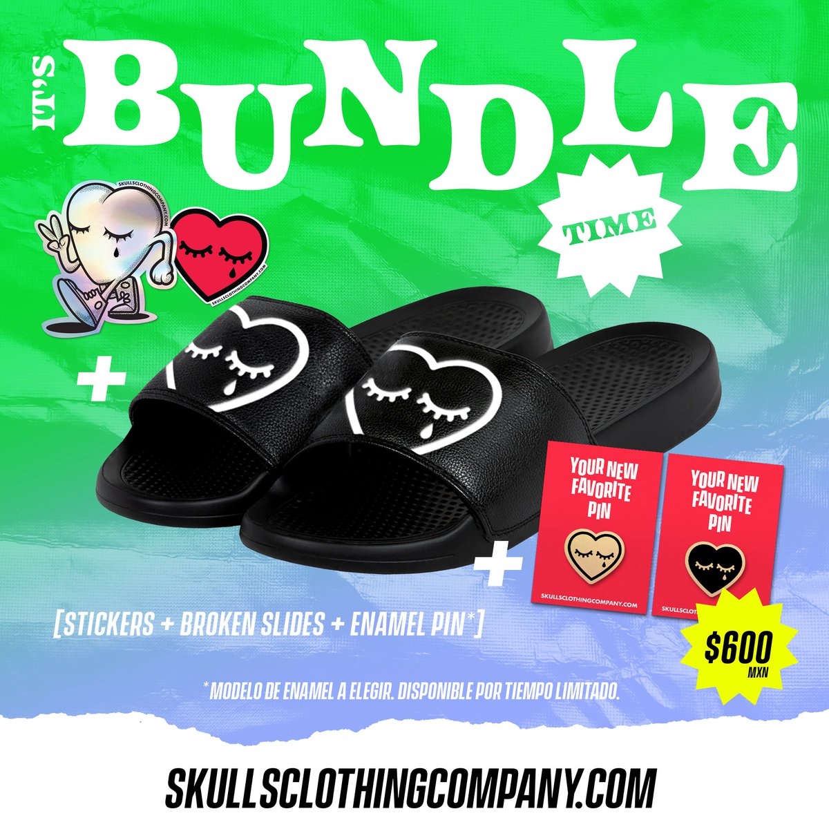 ¡It’s Bundle Time! ⏰ 

Ya están en la tienda sus nuevos bundles favoritos 🙌🏻 llévense estos productos en conjunto y a un mejor precio que al comprarlos por separado.

Cantidades limitadas 🏃🏻‍♂️

skullsclothingcompany.com