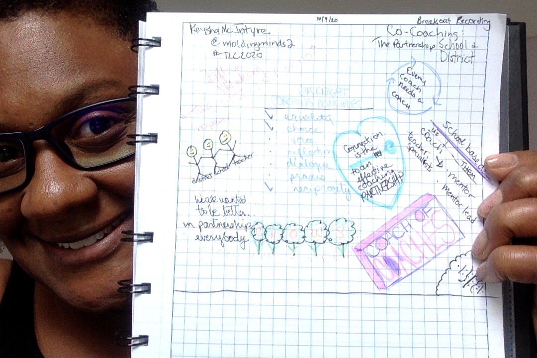 What am I learning today? I am STILL enjoying the breakout recordings from #TLC2020. Way to go Keysha McIntyre <a href="/moldingminds2/">Keysha McIntyre</a> for your session on Co-Coaching. My favorite takeaway: "We all wanted to be better...in partnership, everybody GROWS!" @coachingPD <a href="/jimknight99/">Jim Knight 🇺🇦</a>