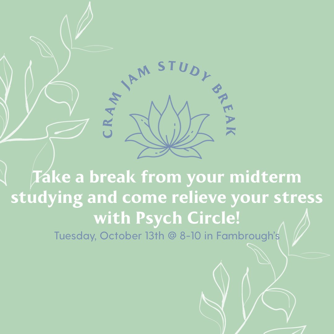 hpu_psychcircle's tweet photo. HAPPY FRIDAY HPU! Midterms are right around the corner 😳 so this Tuesday we’re having a Stress Relief event! It will be in Fam’s @ 8pm so come by and make some slime, play with play dough, color, and even pick up some free blue books and scantrons for your test 🤩 #psychcirlce https://t.co/g51d4PWauq