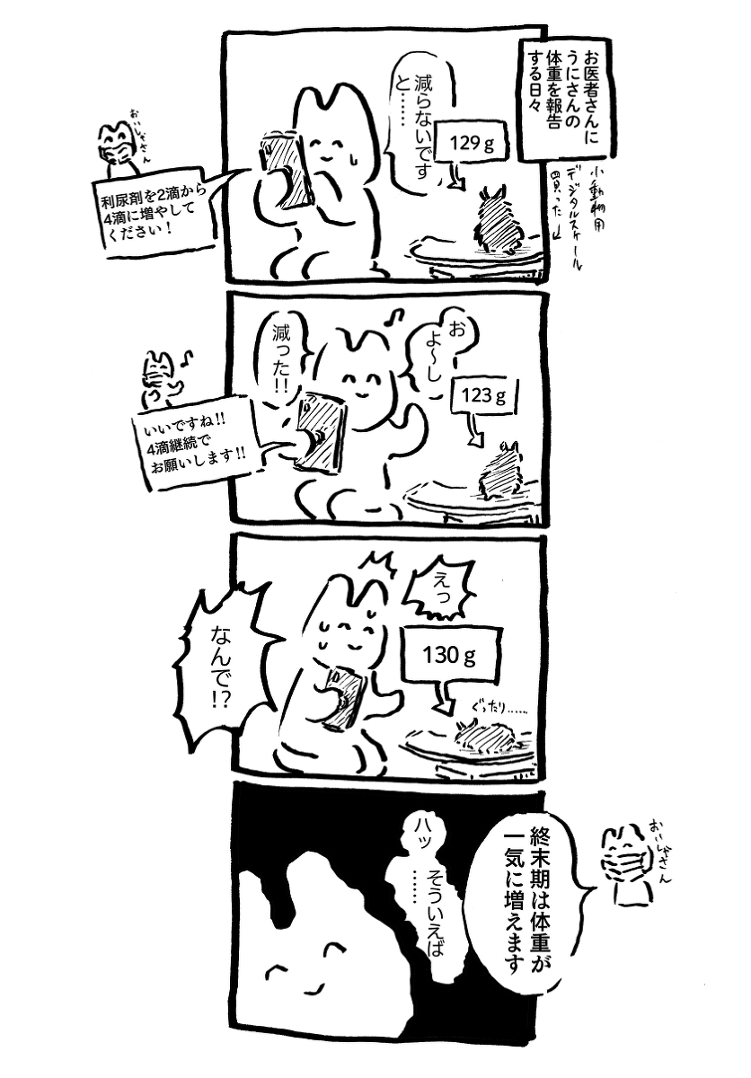 うにさんと私(239-249) #漫画 #ハムスター #4コマ #創作 #オリジナル #エッセイ #4コマ漫画 #うにさんと私 https://t.co/JE0r4wsy3M 