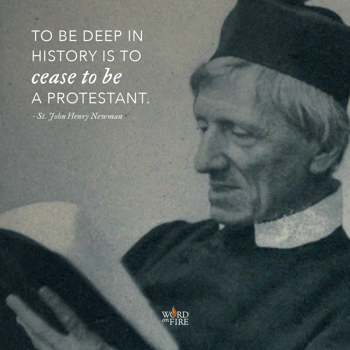 BishopBarron's tweet photo. St. John Henry Newman, brave convert and champion of faith and reason, pray for us! https://t.co/PUB06XRsy9
