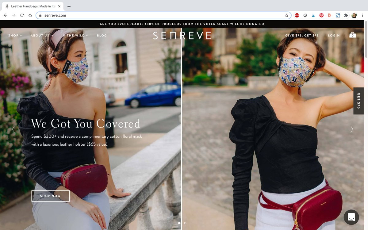 theprimpysheep's tweet photo. One of the coolest things about #blogging is the opportunity to with with some of my favorite brands! Check out the @senreve homepage today: https://t.co/hnqaPLglAd

#senreve #fashion #stylecollab #sidehustle #Baltimorestyle #gigeconomy #styleblogger #covidfashion #maskon https://t.co/Nv8ckdz0jA