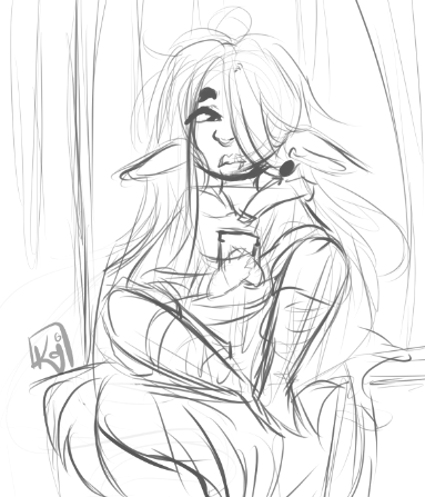 I can't not stop drawing Nott..
#Criticalrole #criticalrolefanart