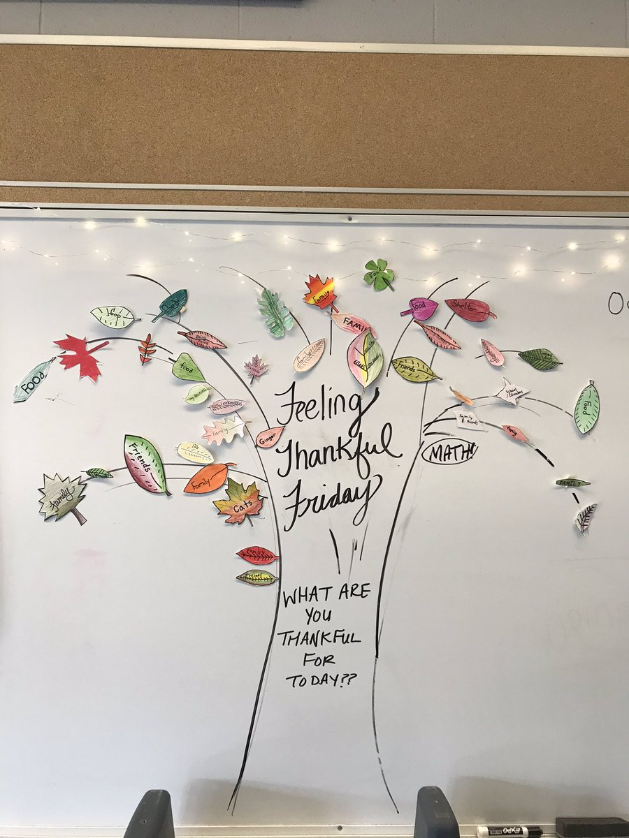 It was “Feeling Thankful Friday” in #6schurman and we made this awesome tree! What are you thankful for?! 🍂🍁 <a href="/BerwickSchool/">Berwick School</a>