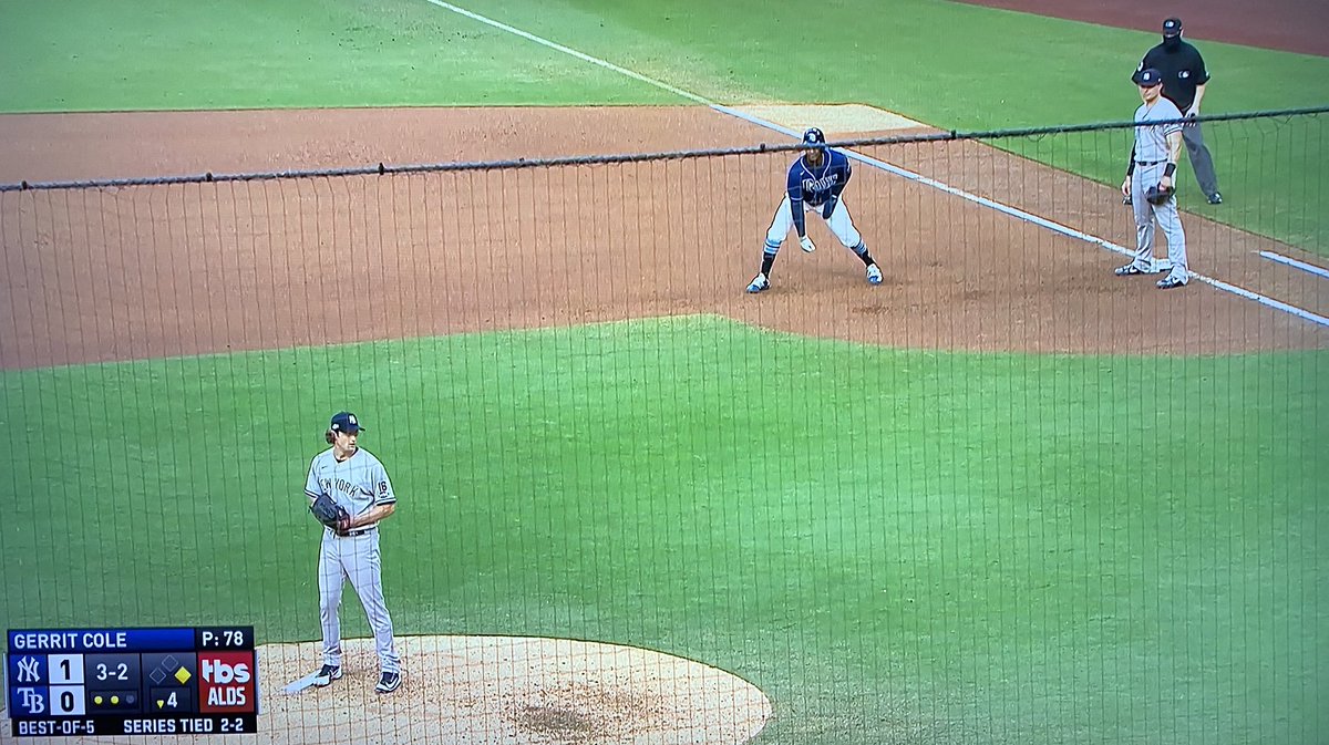 Hey <a href="/MLB/">MLB</a>! If they’re aren’t going to be any fans for the Series’ Games, can we drop the nets? We gotta watch from home...make it nicer! Thanks.