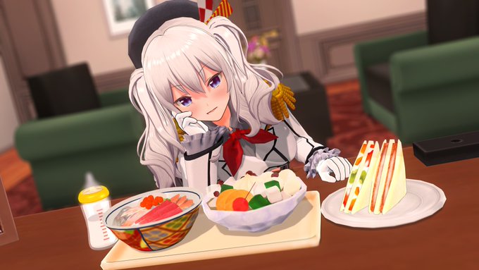 さあ、沢山食べて午後も頑張ってくださいね♥
どんなに太っても私がちゃんとお世話して差し上げますから…ふふふ♥ 