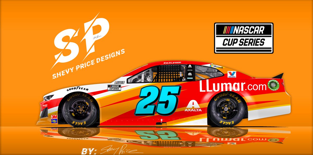 S_PRICE_DESIGNS's tweet photo. 2021 Kyle Larson @llumarfilms paint scheme concept. (Blue numbers). @TeamHendrick @NASCAR #NASCAR #Racing #motorsports #chevy #camaro #PaintScheme #FridayVibes #racecar #sports #LlumarFilms #Llumar #films #windows #tint #auto #home #KyleLarson #HendrickMotorsports #CupSeries https://t.co/zECQectiwP