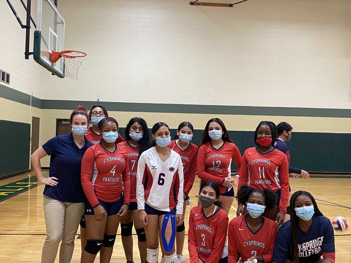 FRESHMAN A&amp;B grab another set of wins against Cy Falls tonight! Way to go ladies! 👏🏼