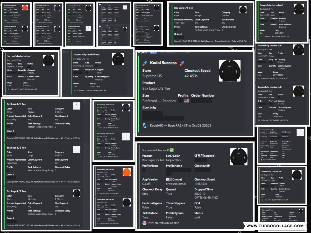 25 x BOGO
VCC Service: <a href="/SupBlackhole/">BlackHole VCC</a> 
Bots: <a href="/Cybersole/">Cybersole</a> @cyberaiosuccess <a href="/MEKRobotics/">MEKAIO</a> <a href="/F3ather/">a</a> <a href="/KodaiAIO/">Kodai</a> <a href="/KodaiSuccess/">Kodai SUCCESS.</a> 
Proxy: <a href="/HypeProxiesio/">Hype Proxies</a> <a href="/jeru035/">Jeru035</a> <a href="/richproxy/">Rich嫦娥奔月计划</a> 
Groups: <a href="/AMNotifyCN/">AMNotify CN</a> @RichCookNotify  @Cook__Supply <a href="/SolaceNotify/">SolaceNotify</a> <a href="/CoppedNotify/">Copped Notify 中文抢购组</a>