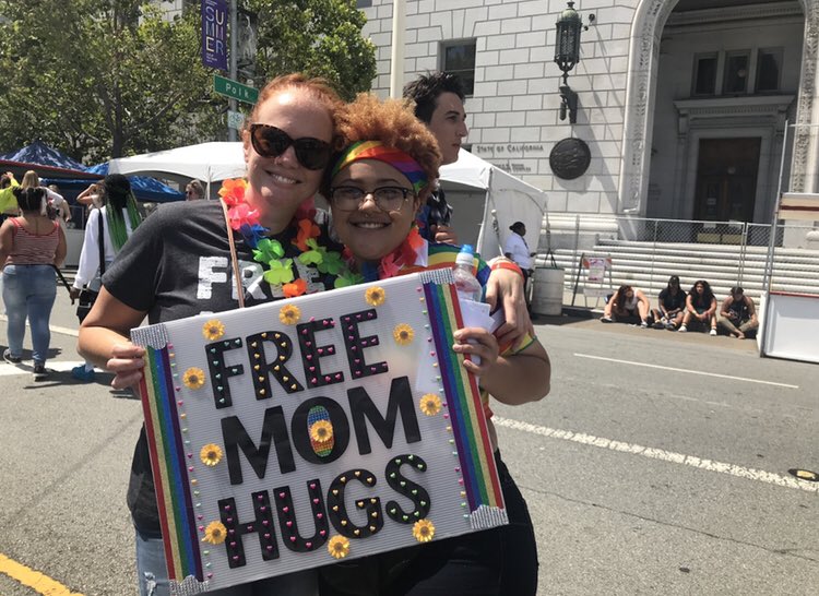 pamelasjacobs's tweet photo. Thank you @Oreo for this #ProudParent campaign! With my reason at her first #PRIDE in 2013 and at #SanFranPride last year. Always &amp; forever a #ProudParent. 
❤️🧡💛💚💙💜 #giveaway #grateful #spreadmorelove @PFLAG https://t.co/6DFccs62ao