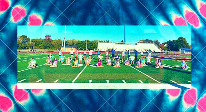 ConantCoedCheer's tweet photo. Homecoming Tie Dye Theme! 🔹🔴🟣🔵⚪️🟢🟡🟠⚫️🔹 #hcweek #conantcoed #tiedye https://t.co/AvYetDeVre
