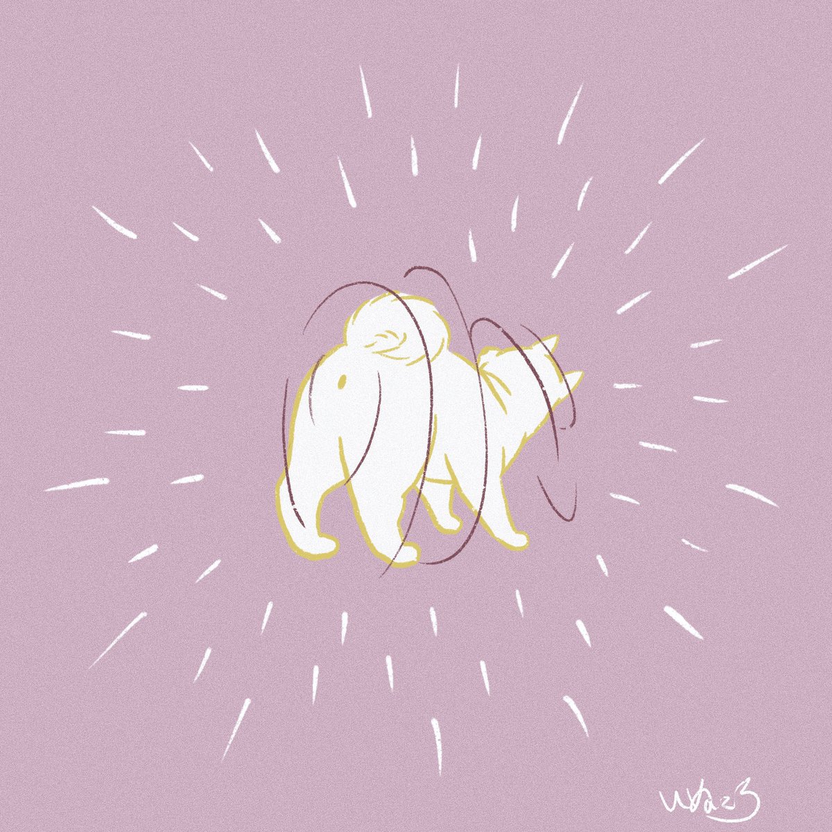 裁判に付添犬なんているんですね 犬がいろんなところで活躍していて嬉しい いぬころ 変な犬図鑑 書籍化 アニメ化のイラスト