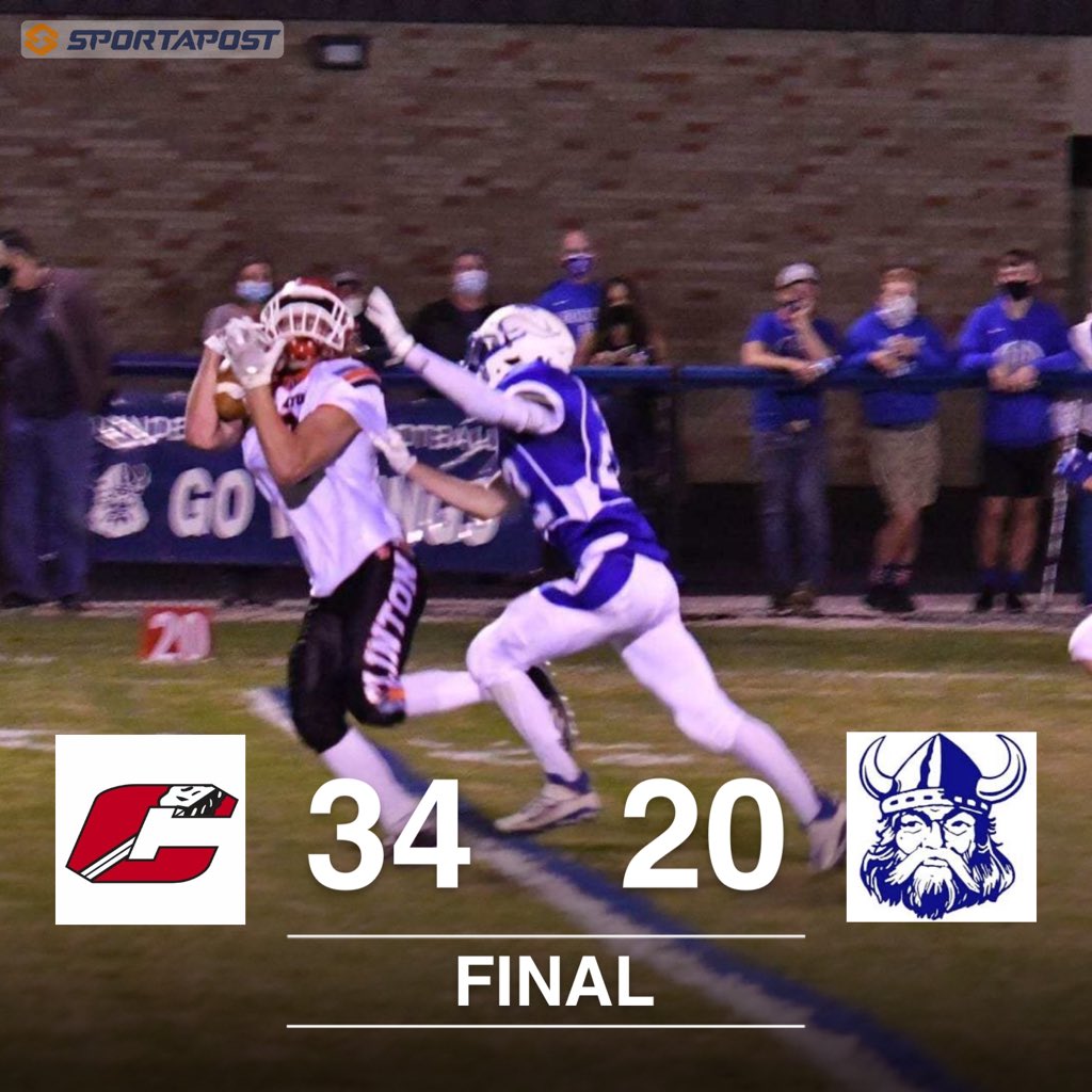 Clinton wins 34-20!